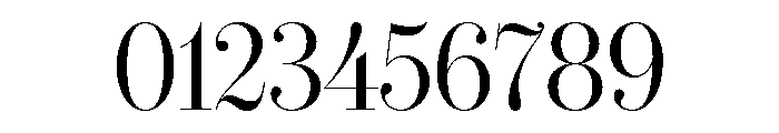 IvyBodoni Regular Font OTHER CHARS