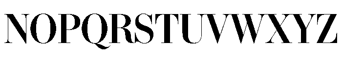 IvyBodoni Semi Bold Font UPPERCASE