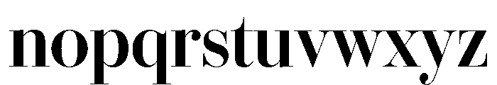 IvyBodoni Semi Bold Font LOWERCASE