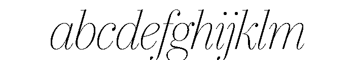IvyBodoni Thin Italic FONT