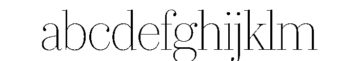 IvyBodoni Thin FONT