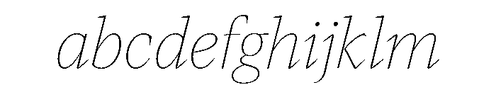 Ivybodoni Extra Light Italic FONT