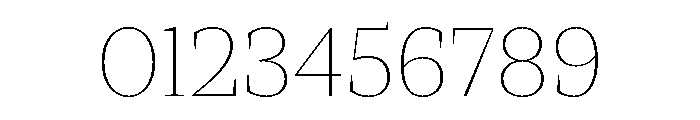 Ivybodoni Extra Light Font OTHER CHARS