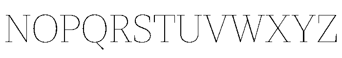 Ivybodoni Extra Light Font UPPERCASE