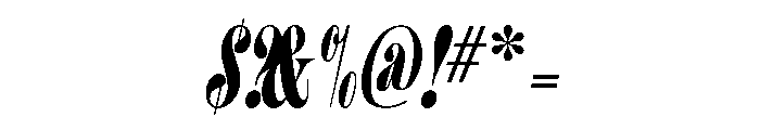Ivybodoni Heavy Italic Font OTHER CHARS