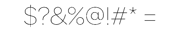 Ivyepic Variable Extra Light Font OTHER CHARS