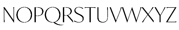 Ivymode Variable Extra Light Font UPPERCASE