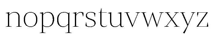 Ivymode Variable Light Font LOWERCASE