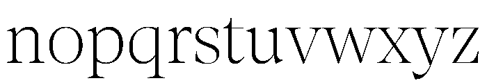 Ivymode Variable Regular Font LOWERCASE
