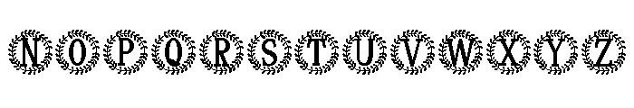 Ivorygate Monogram Font UPPERCASE