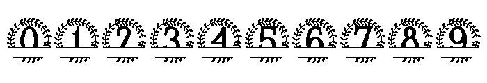Ivorygate Split Monogram Font OTHER CHARS