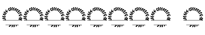 Ivorygate Split Monogram Font OTHER CHARS