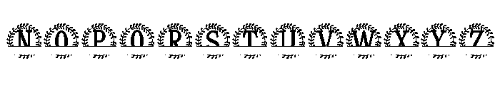 Ivorygate Split Monogram Font LOWERCASE