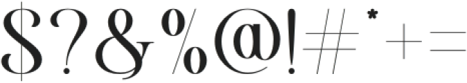 Ivory otf (400) Font OTHER CHARS