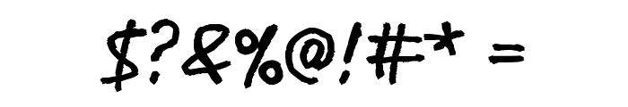 I've seen that face before Font OTHER CHARS