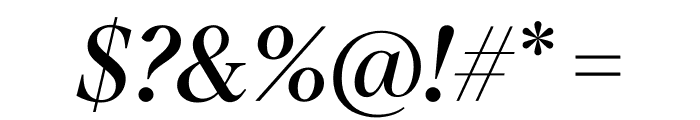 Ivar Display Medium Italic Font OTHER CHARS