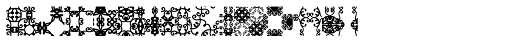 Ivy Tiles Stencil Font LOWERCASE