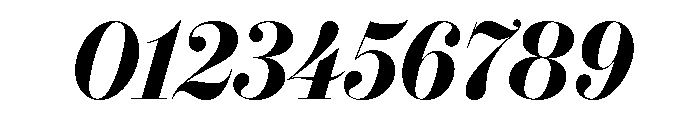 IvyBodoni Bold Italic Font OTHER CHARS