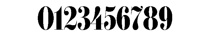 IvyBodoni Condensed Bold Font OTHER CHARS