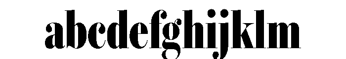 IvyBodoni Condensed Bold FONT