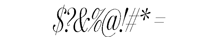 IvyBodoni Condensed Light Italic Font OTHER CHARS