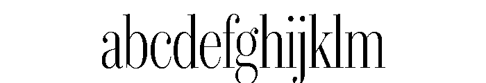 IvyBodoni Condensed Light FONT