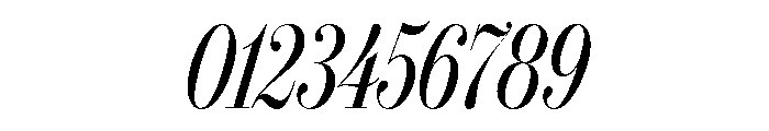 IvyBodoni Condensed Regular Italic Font OTHER CHARS