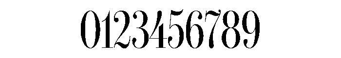 IvyBodoni Condensed Regular Font OTHER CHARS