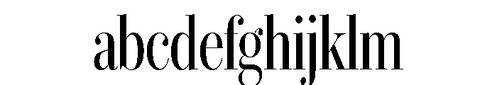 IvyBodoni Condensed Regular FONT