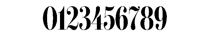 IvyBodoni Condensed Semi Bold Font OTHER CHARS