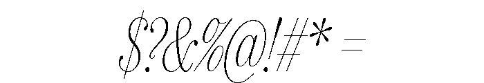 IvyBodoni Condensed Thin Italic Font OTHER CHARS