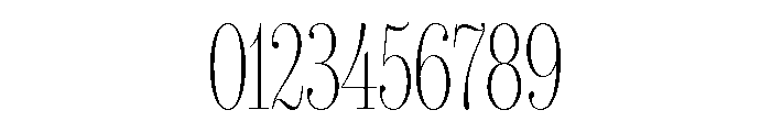 IvyBodoni Condensed Thin Font OTHER CHARS