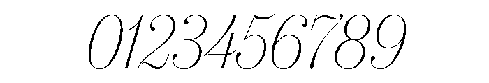 IvyBodoni Italic Font OTHER CHARS