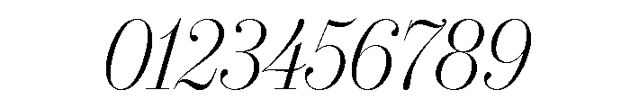 IvyBodoni Light Italic Font OTHER CHARS