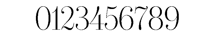 IvyBodoni Light Font OTHER CHARS