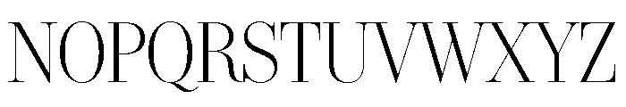 IvyBodoni Light Font UPPERCASE