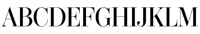 IvyBodoni Medium Font UPPERCASE