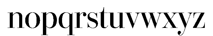IvyBodoni Medium Font LOWERCASE