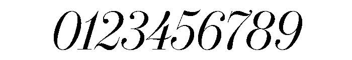 IvyBodoni Regular Italic Font OTHER CHARS