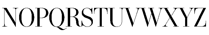IvyBodoni Regular Font UPPERCASE