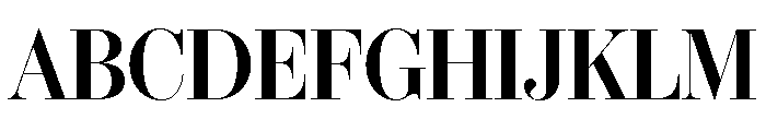 IvyBodoni Semi Bold Font UPPERCASE