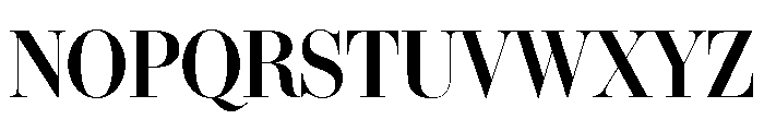 IvyBodoni Semi Bold Font UPPERCASE
