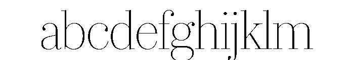 IvyBodoni Thin FONT