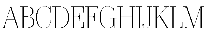 IvyBodoni Font UPPERCASE