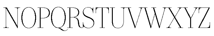 IvyBodoni Font UPPERCASE