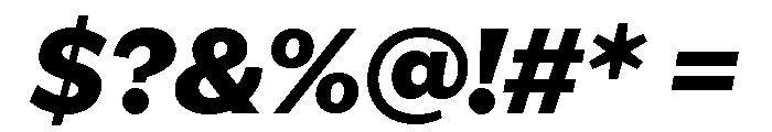 IvyEpic Black Italic Font OTHER CHARS