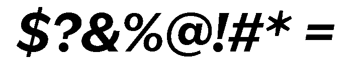 IvyEpic Bold Italic Font OTHER CHARS