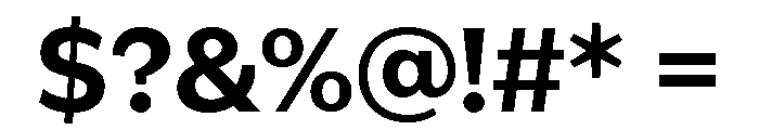 IvyEpic Bold Font OTHER CHARS