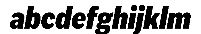 IvyEpic Condensed Black Italic FONT