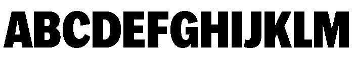 IvyEpic Condensed Black Font UPPERCASE